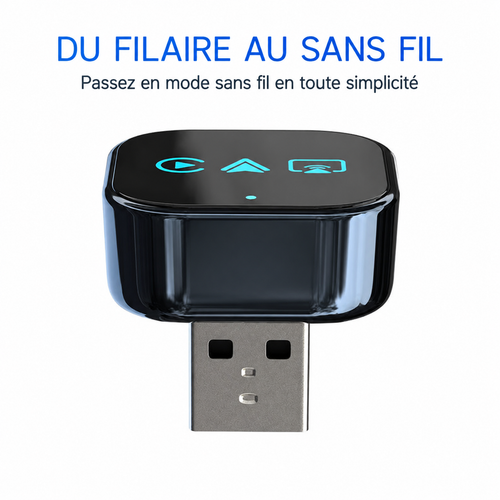 Adaptateur CarPlay & Android Auto Sans Fil – MP01